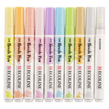 Bruynzeel ecoline brush pen set pastel, 10 colors
