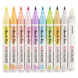 Bruynzeel ecoline brush pen set pastel, 10 colors