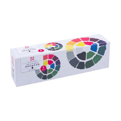 Talens Gouache Extra Fein Set, 5x50ml Flaschen