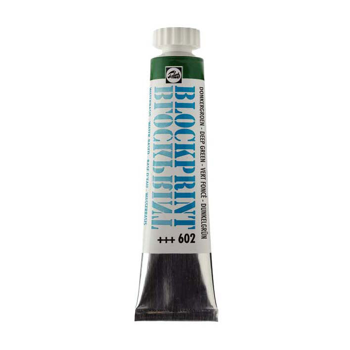 Tubo Talens blockprint 20ml verde scuro 602