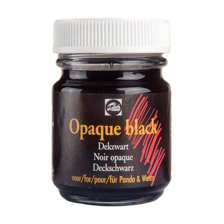 Talens opaque black pot 50ml