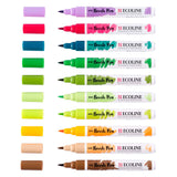 Bruynzeel ecoline set botaničnih čopičev, 10 barv