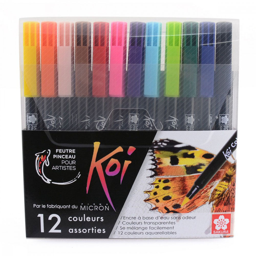 Sakura Koi Color Brush brush markers set, 12dlg.