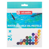 TALENS PASTELS D'HUILE SOLUBLE D'EAU-EAU, 24SE.