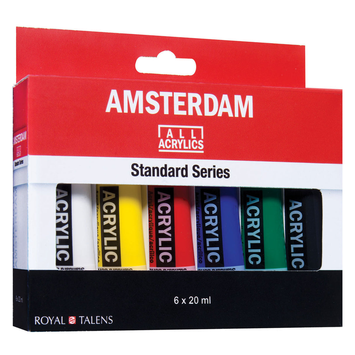 Bruynzeel amsterdam acrylic paint standard set, 6 pcs.
