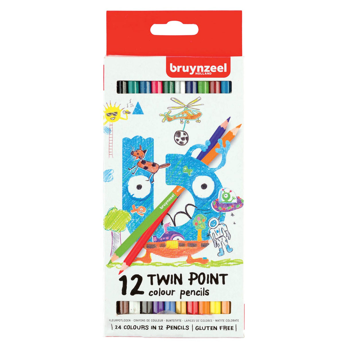 Bruynzeel Kids Twin Point Colored Stifte, 12st.