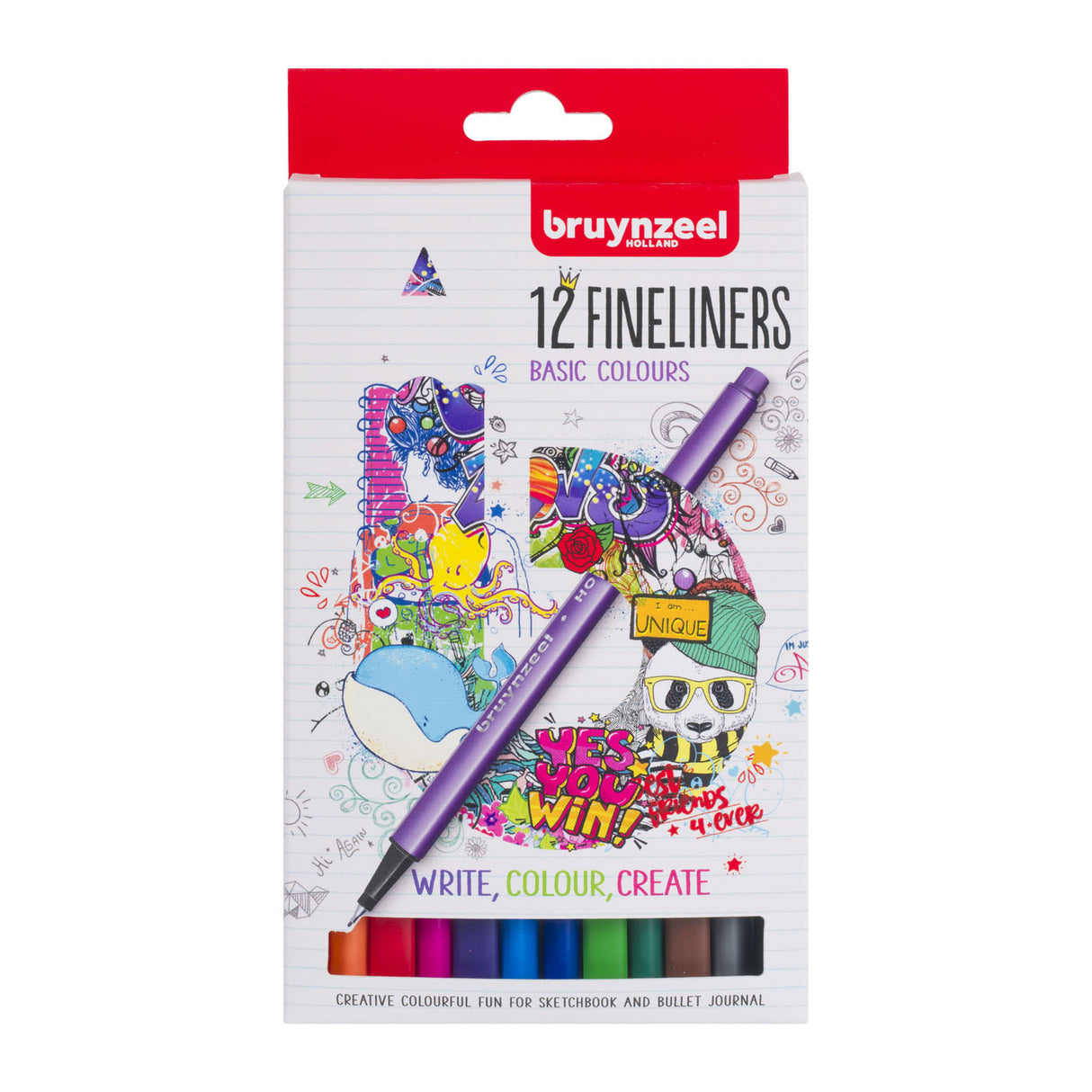 Bruynzeel Fineliners, 12º.