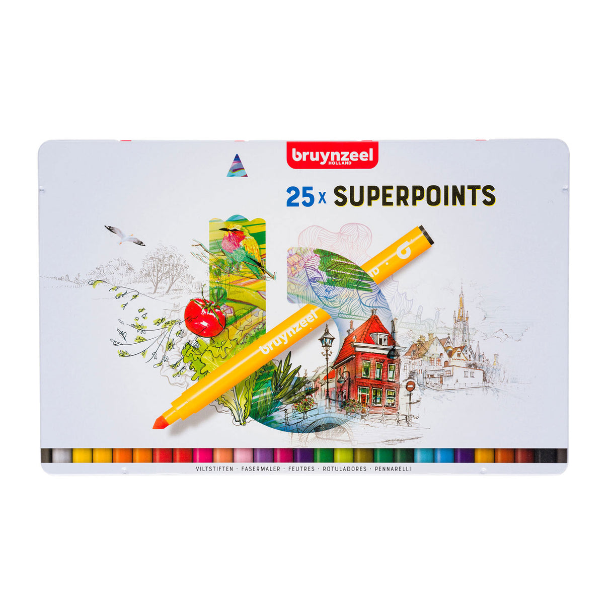 Bruynzeel Felt -tip Pens Superpunt, 25 ..