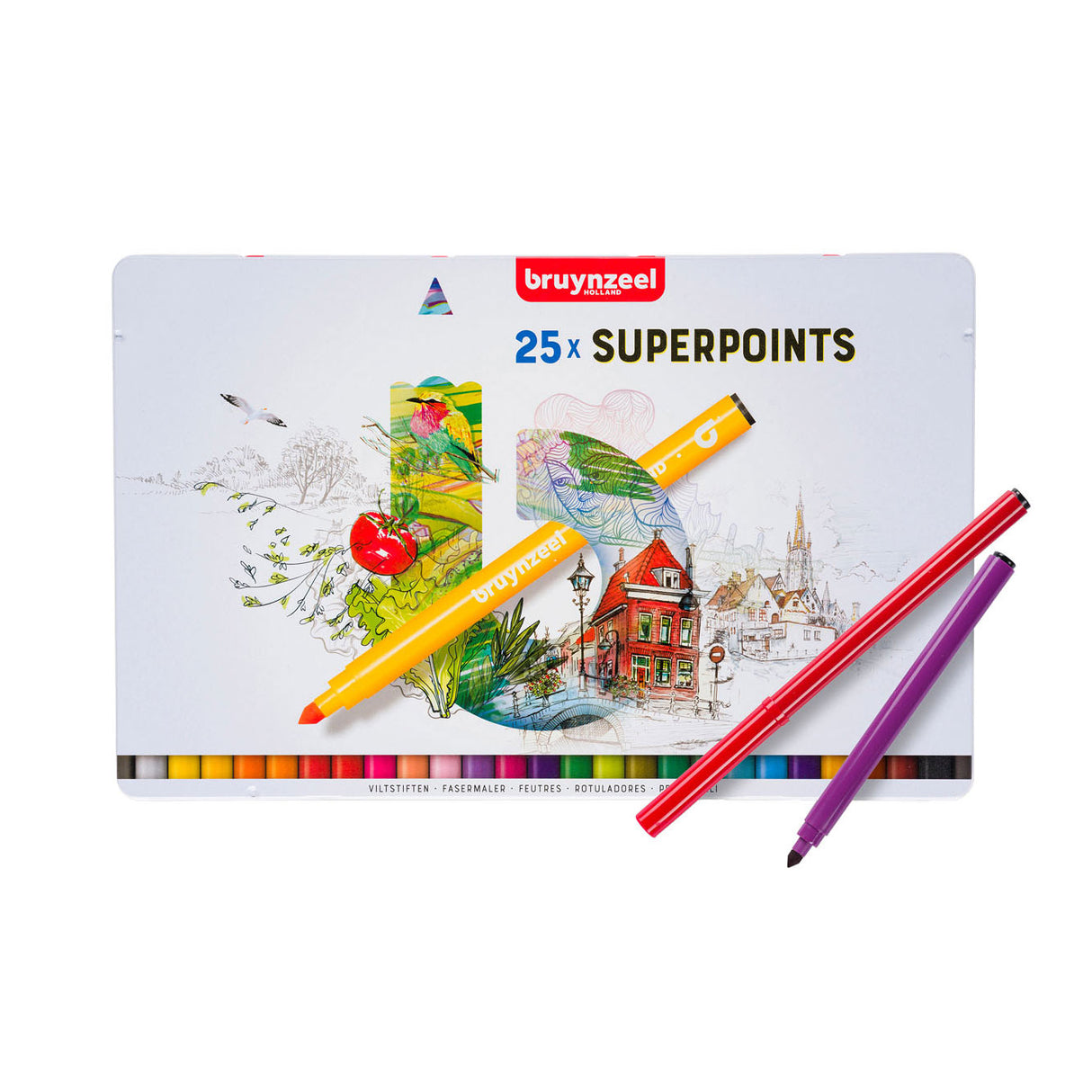 Bruynzeel Felt -tip Pens Superpunt, 25 ..