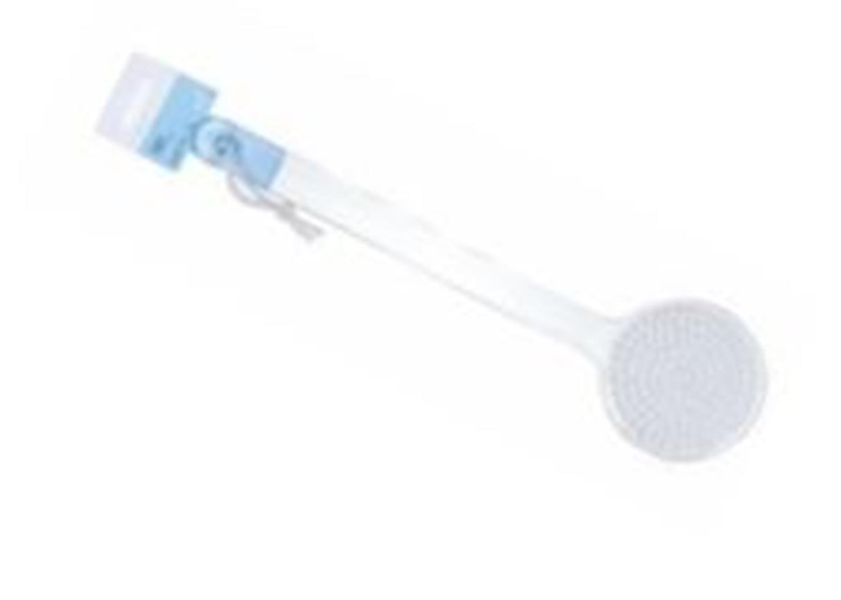Bath brush transparent plastic