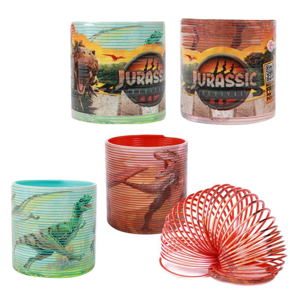 Toi-toys World of Dinosaurs Spring with Dino Print