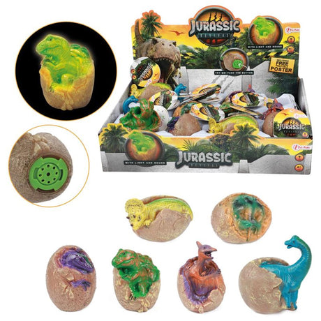Toi-Spillsaachen Toi Spillsaachen Baby Dino am Ee mat Liicht an Toun