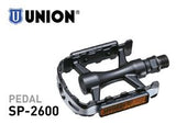 Unioun 2600 Pedals alu schwaarz 1. Aart vu Blister