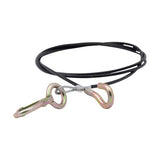 Breakaway cable + hook 1500 mm.