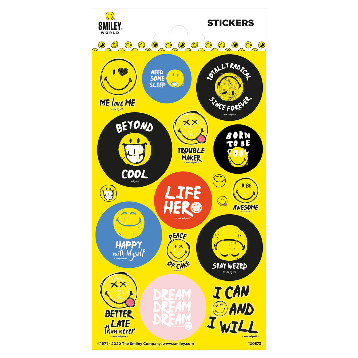 Sticker sheet twinkle - smiley 1