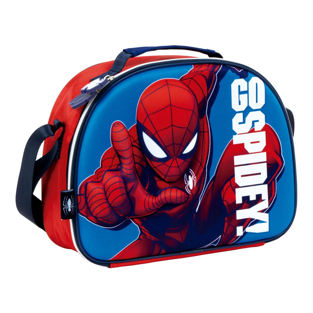 Borsa da pranzo 3D Spiderman, Go Spidey