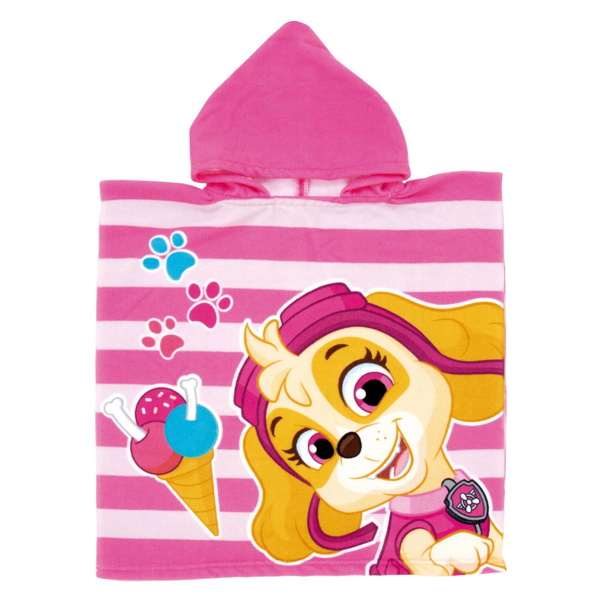 Paw Patrol Poncho Pink