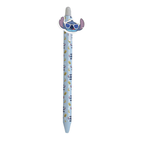 Erasable gel pen with topper stitch - blue