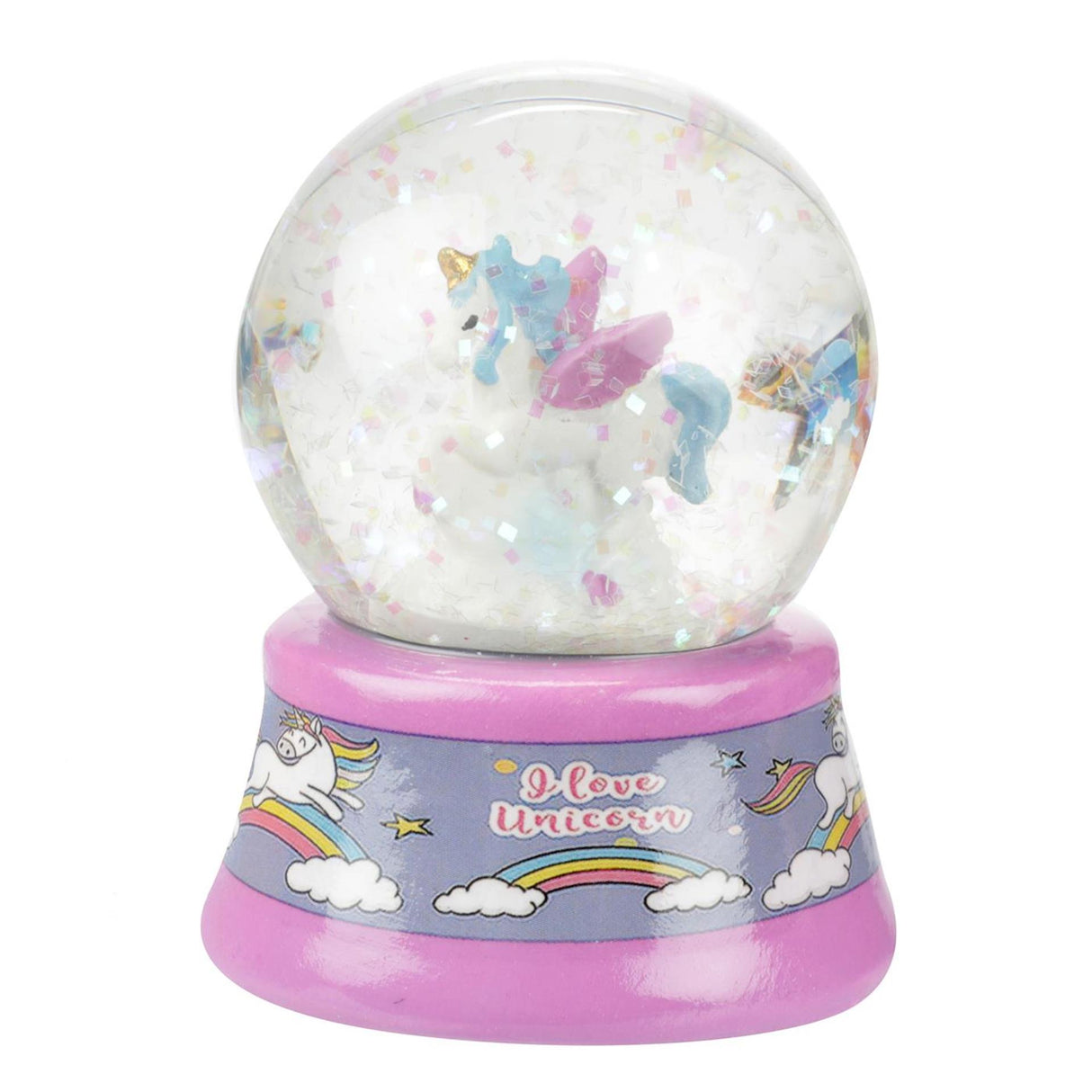 Toi-toys dream horse snow globe unicorn 2 assorted