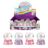 Toi-toys dream horse snow globe unicorn 2 assorted