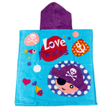 Barn Licensing Handel Poncho Piraatjes, 60x120cm