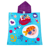 Kinderlizenzhandtuch Poncho Piraatjes, 60x120 cm