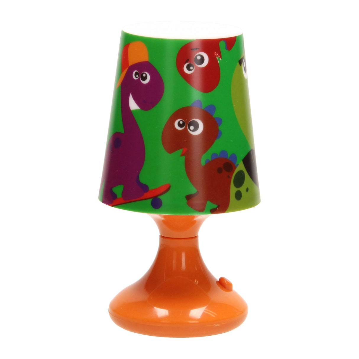 Barn som lisensierer bordlampe dinosaurus