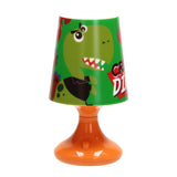 Barn som lisensierer bordlampe dinosaurus