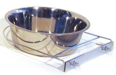 stainless steel dog tray with screw holder