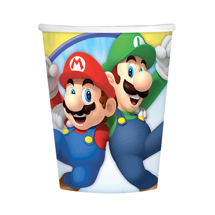 Super Mario Super Mario Becher, 8ST.