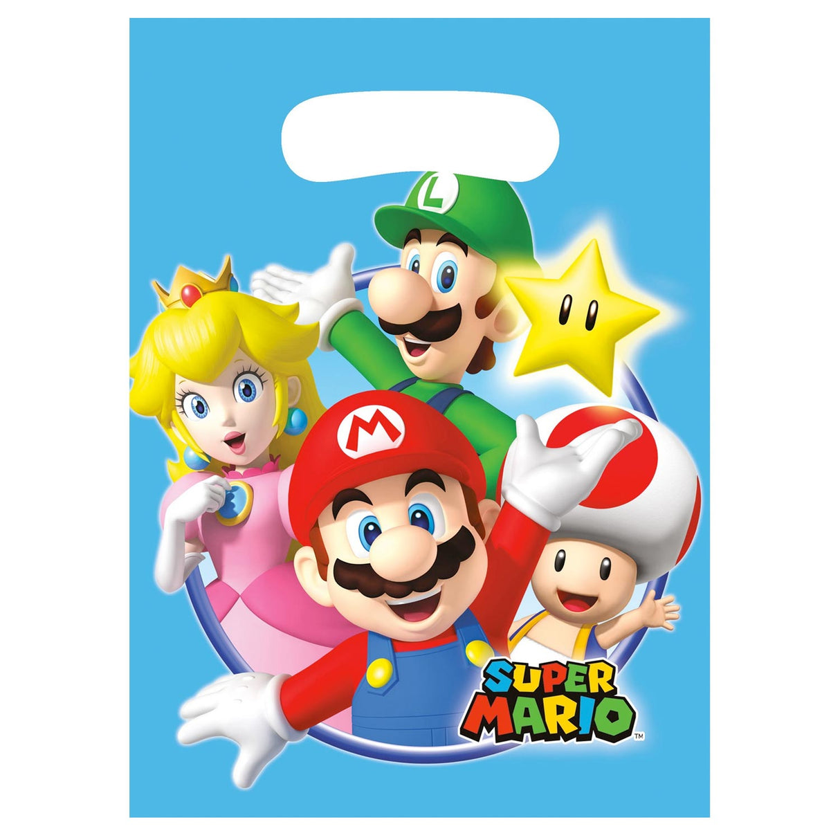 Super Mario Super Mario Division Bags, 8st.