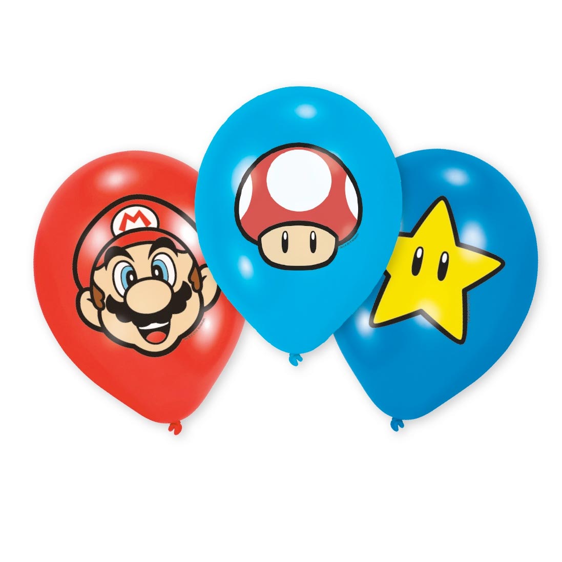 Super Mario Super Mario Latex Balloons, 6: e.