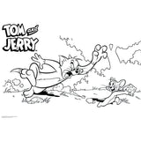 Tom jerry Tom Jerry Kleurplaten met Stencil en Stickervel