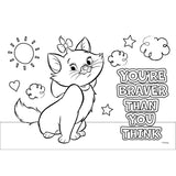 Marie Cat Coloring Pages With Stencil And Sticker Vel