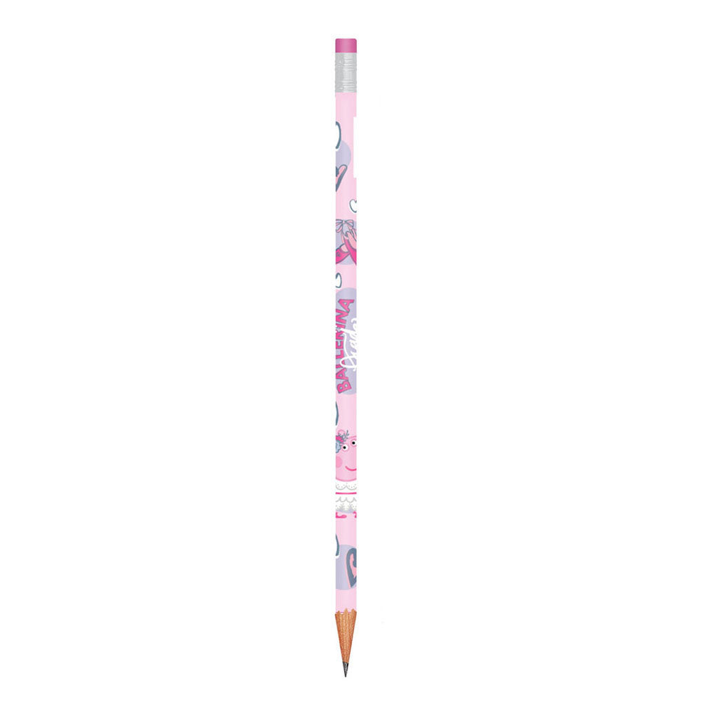 Peppa Pig Pencils with Gum, 6st.