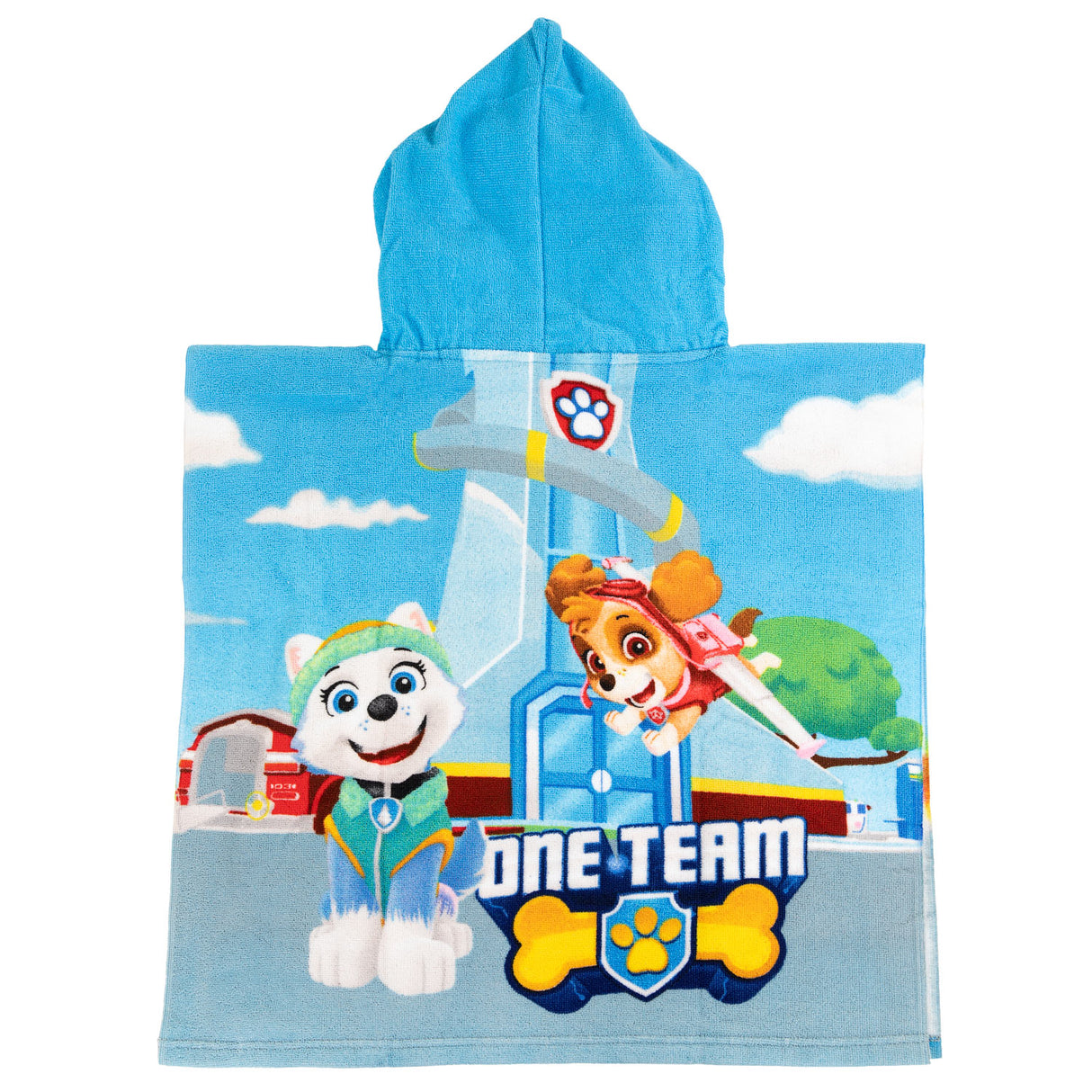 Paw patrul poncho 100% Polyester 55x110cm