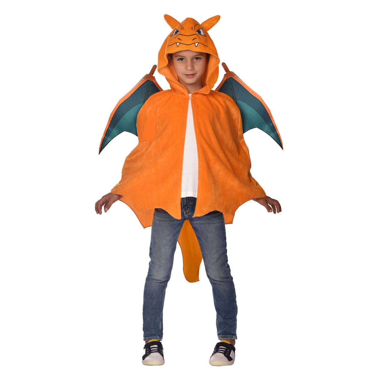 Disfraz de Pokémon para niños Pokemon Chararzard Cape, 3-4 años