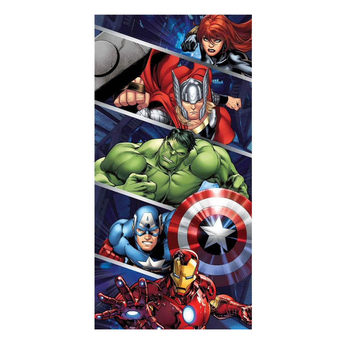 Strandlaken Avengers, 70x140cm