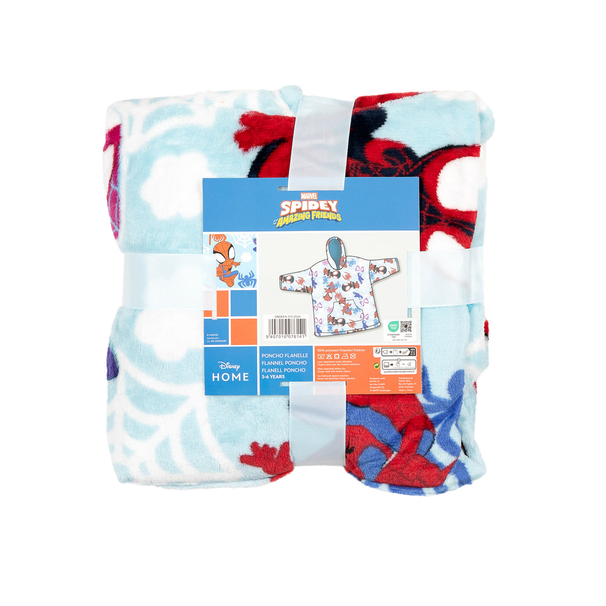 Puch Spidey Kids Fleece Hoodie DeKen Sweater, 3-6 år gammel