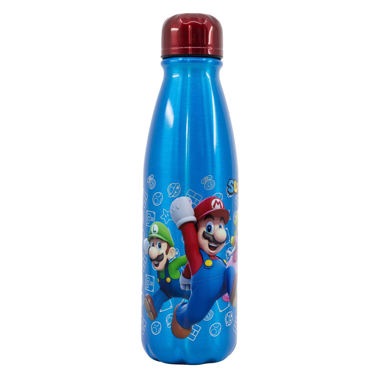 Super Mario drénken Fläsch Aluminium Super Mario, 600mml