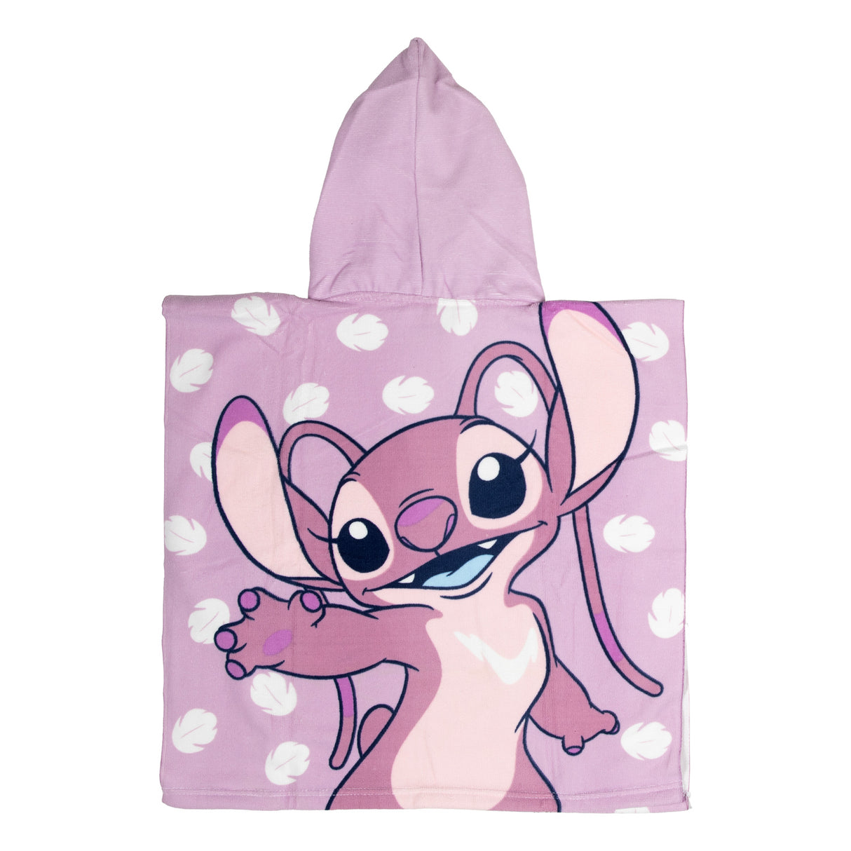 Puch towel poncho stitch lilac 55x110cm