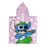 Puch towel poncho stitch lilac 55x110cm