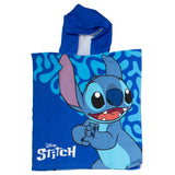 Puch towel poncho stitch blue 55x110cm