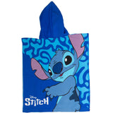 Puch towel poncho stitch blue 55x110cm