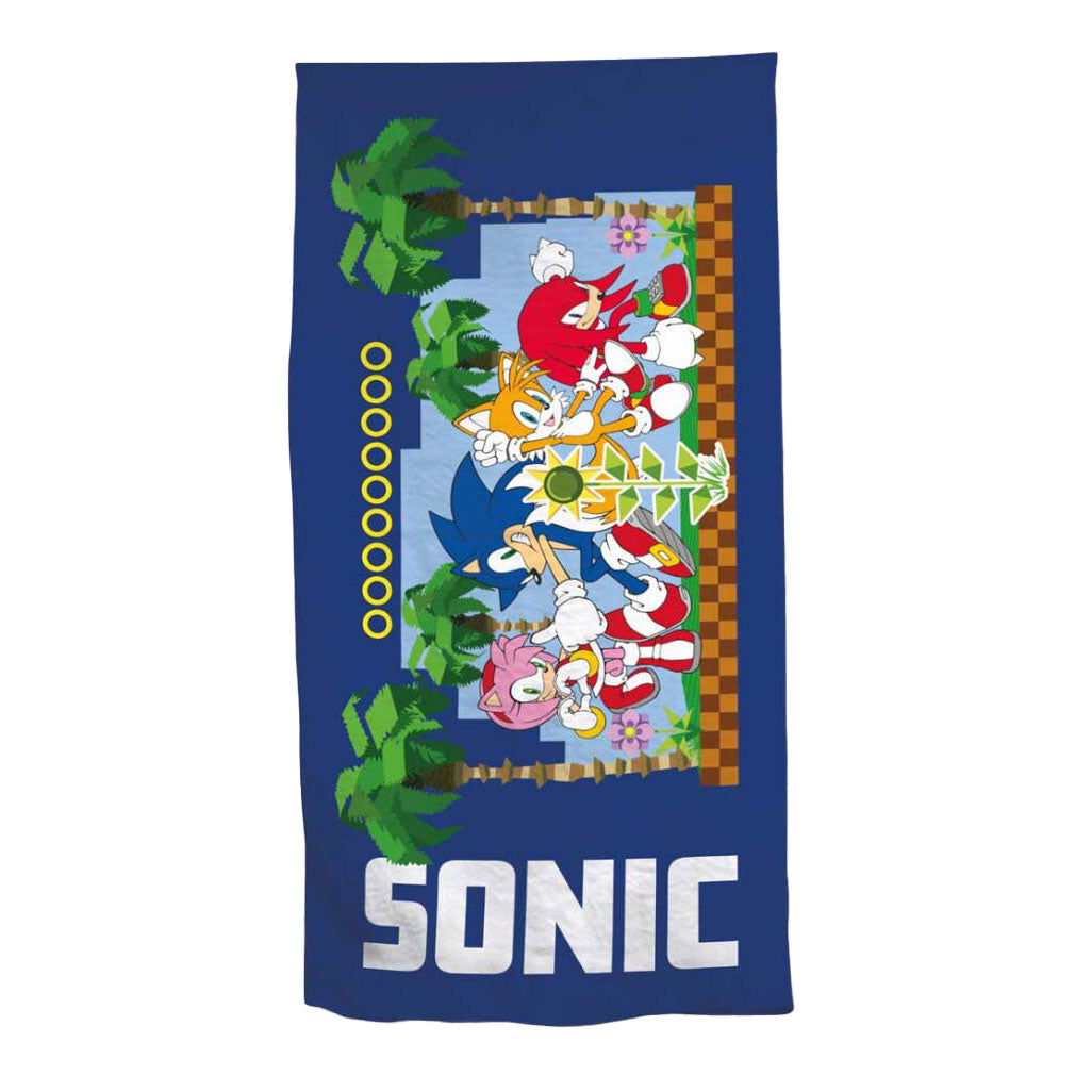 Sonic beach towel, 140x70cm