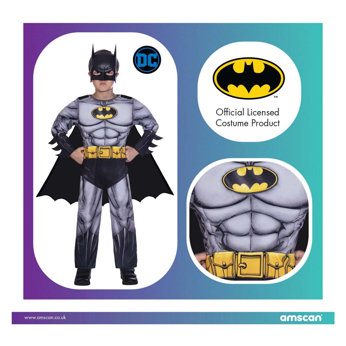 Kids' Batman costume - 3-4 years
