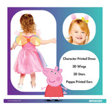 Children's Peppa Rainbow Dress Costume - 2-3 years