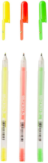 Sakura moonlight set of 3 gel pens happy