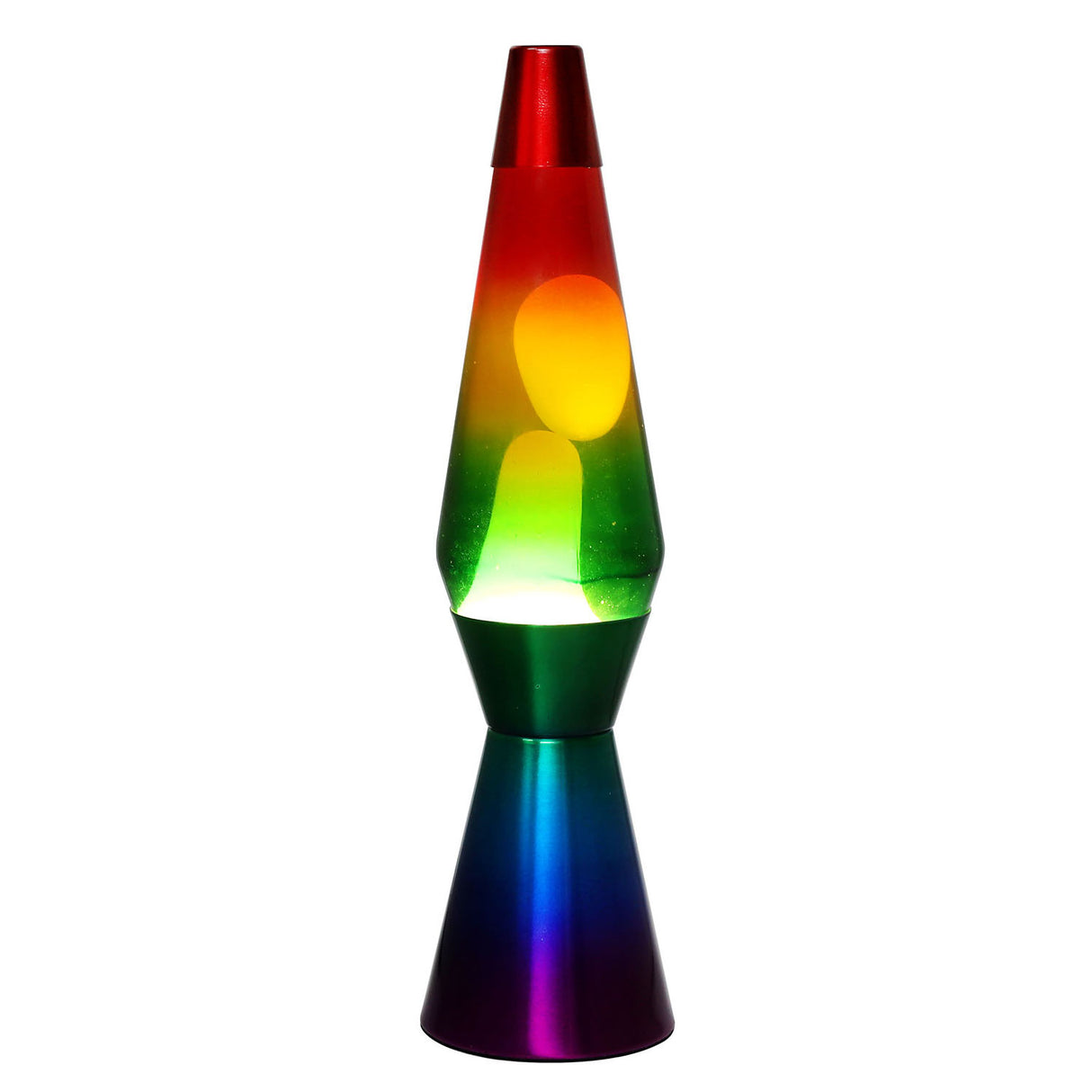 Itotal Lava Lampe Regenbogen