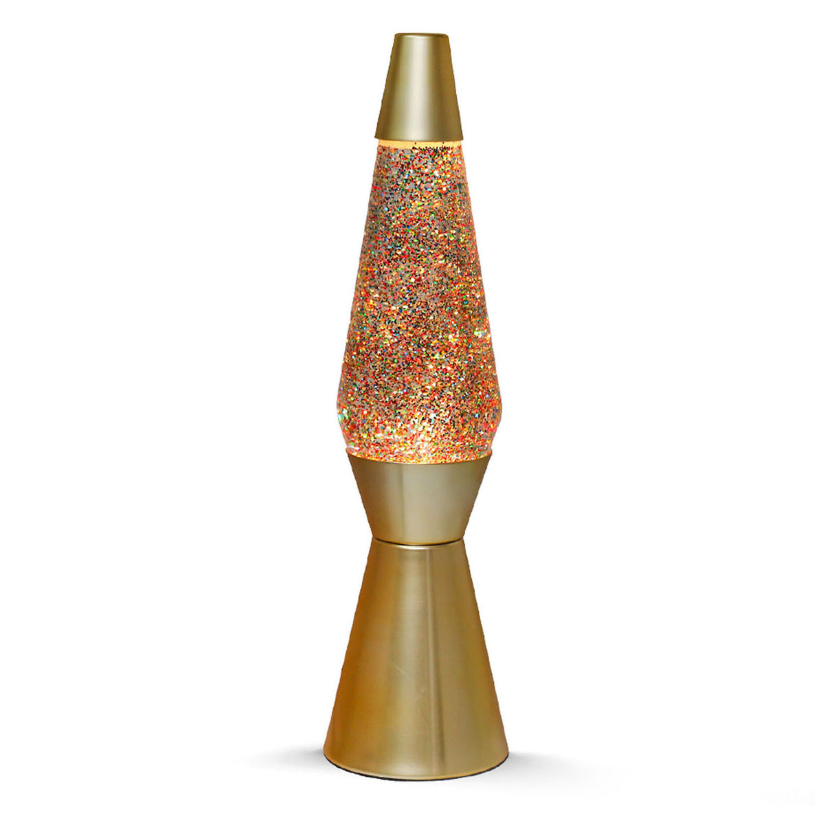 Lavalamp Gold Glitter, 40cm